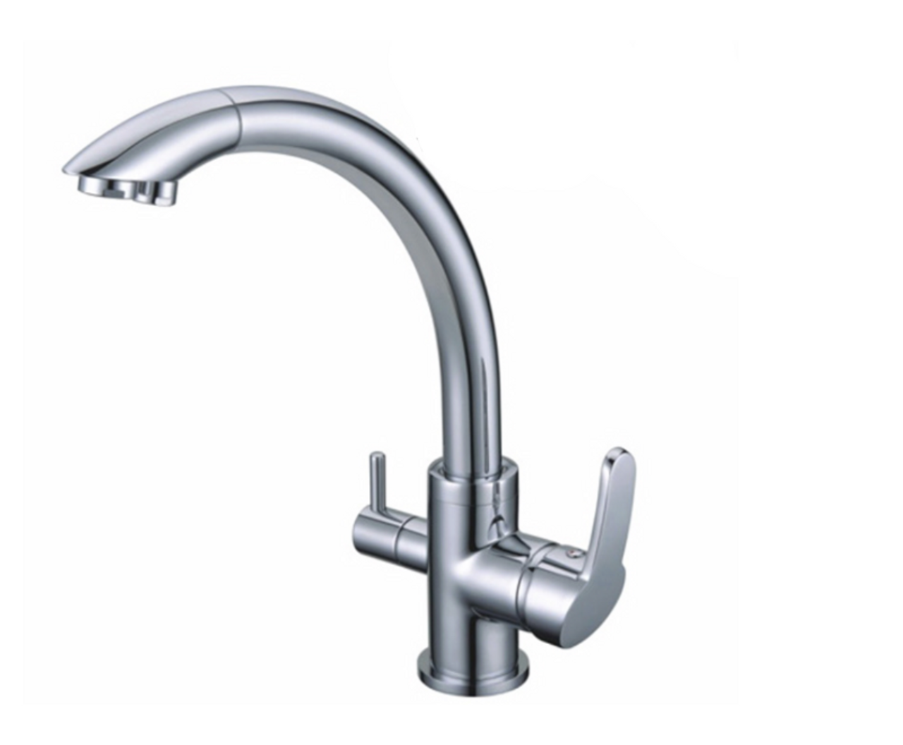 Waterlux Wl 304 Elegant Three Way Hot Cold Kitchen Faucet For Ro
