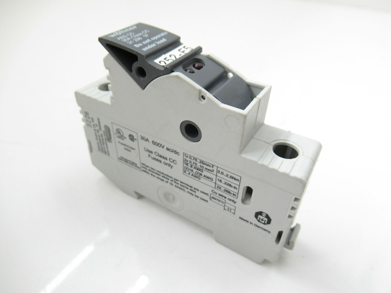 Porte-fusible Littelfuse LPSC-ID 1 Pôle 30A 600V Classe CC - Occasion En Bon état