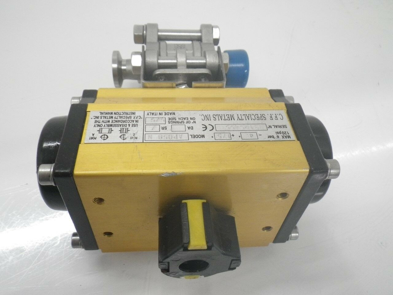 AP050 N + 1/2-CF8M 3A +Cff Pneumatic Actuator+1000 Wog Ball Valve (Used ...