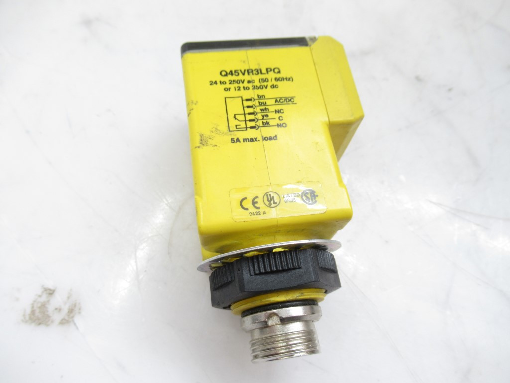 Sensore Fotoelettrico BANNER Q45BW13LPQ5-65482 – 24-250V AC/DC – USA - 6