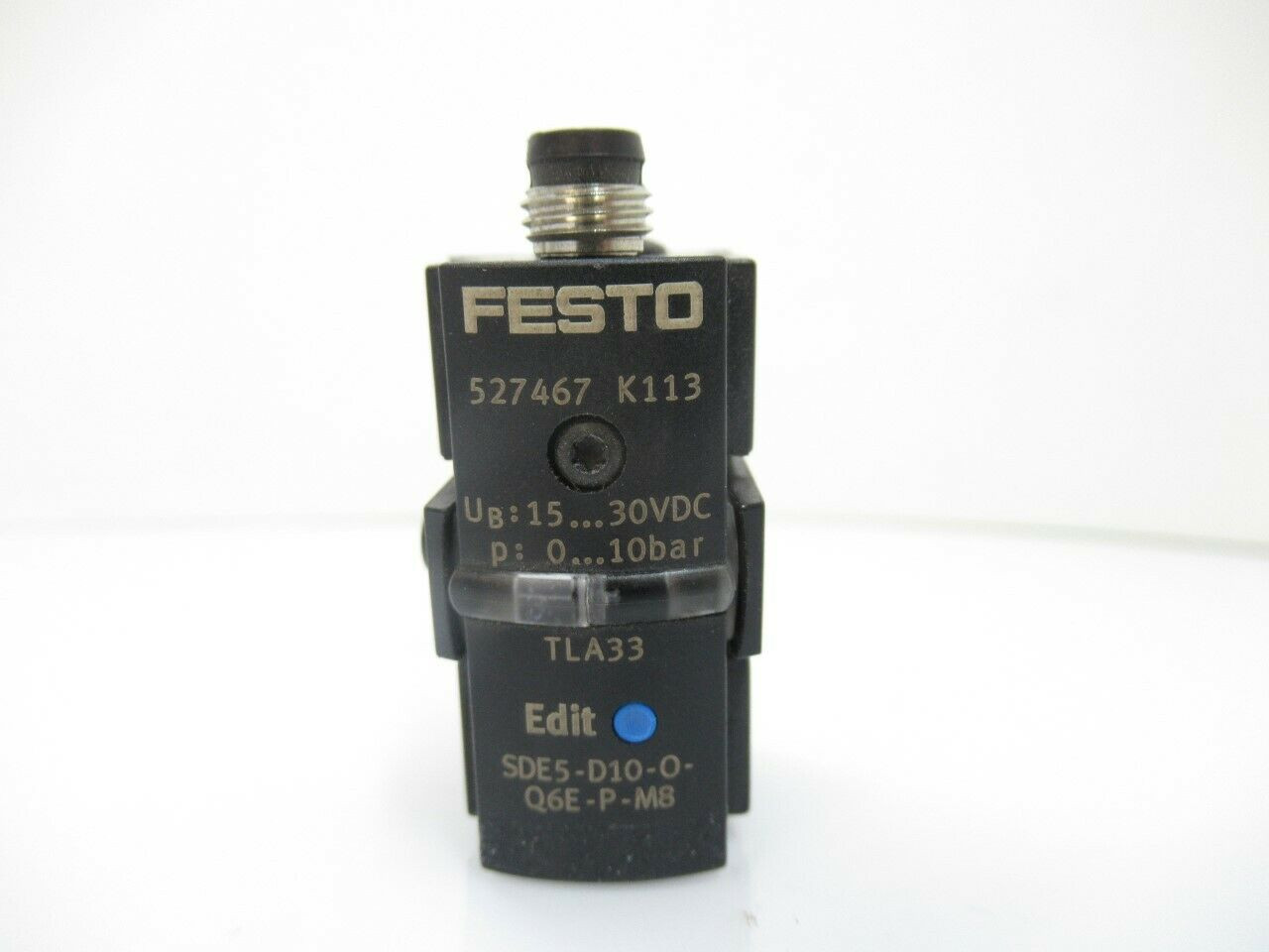 527467 K113 PRESSURE SENSOR FESTO (USED TESTED) - PCM SURPLUS WORLD