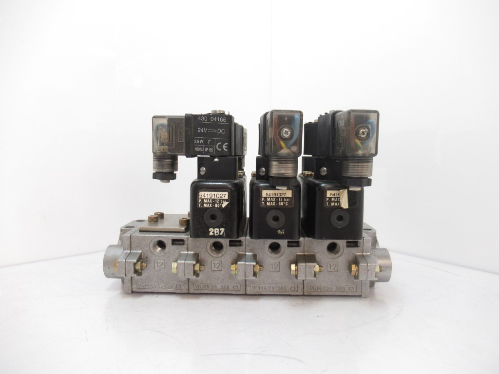 54191027 43004166 35500165 Asco Joucomatic Bloc Valve With Solenoid ...