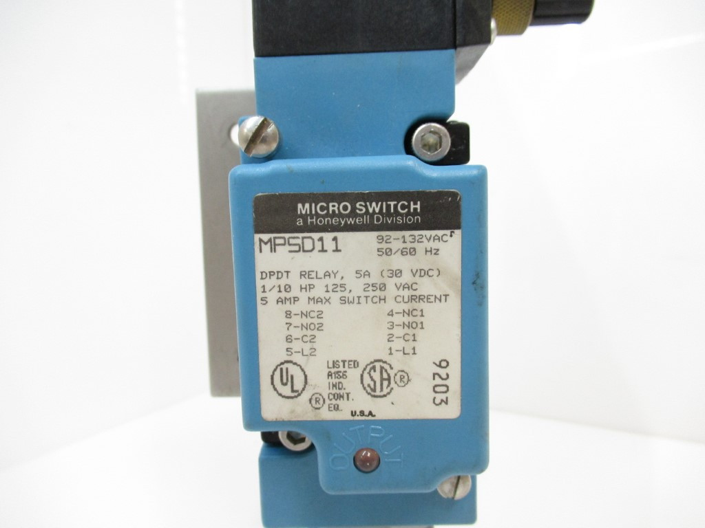 Honeywell Microswitch MPSD11 Relay With MPF1 Fiber Optic Head - PCM ...