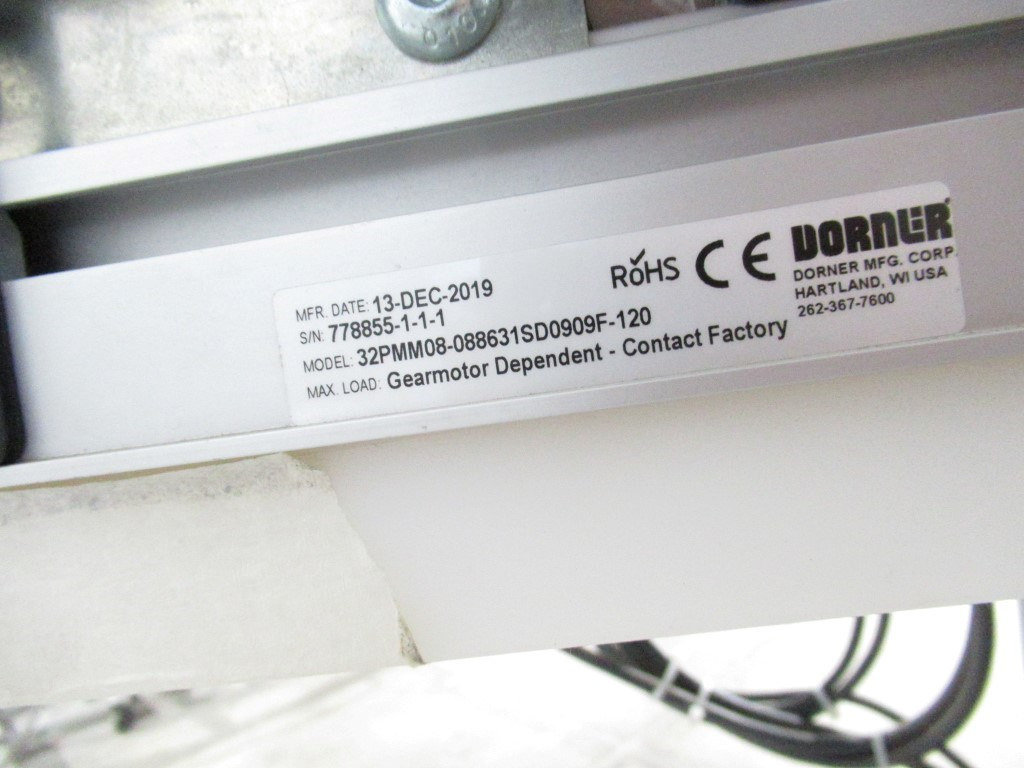 Dorner Conveyor 3200 Series 106.5 In Long X 8 In Wide W/ Motor And ...