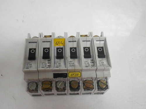SIEMENS 5SN1 G4A circuit breaker LOT OF 6 *USED AND TESTED*