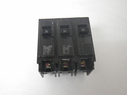 Q330 TYPE QP ITE circuit breaker 3 pole 30A (Used and Tested)