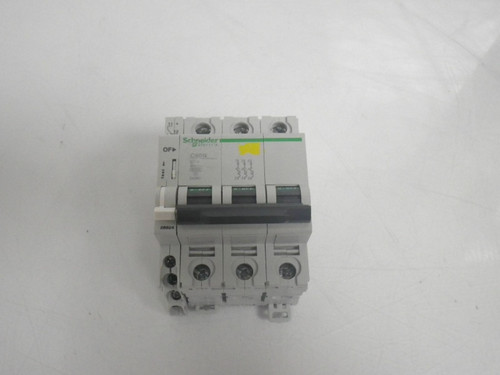 C60N C16 Schneider Electric 3 pole circuit breaker (Used and Tested)