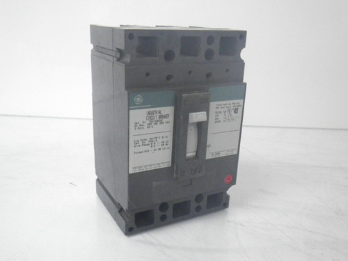 TED134020 General Electric industrial circuit breaker 3 pole (Used and Tested)