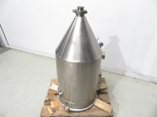 100L Stainless Steel Tank Hopper, Single Wall, Multiple Tri-clamp (USED TESTED)