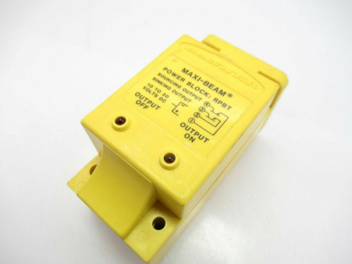 447Y RPST - Banner Maxi-Beam Sensor Head Block  (used tested)