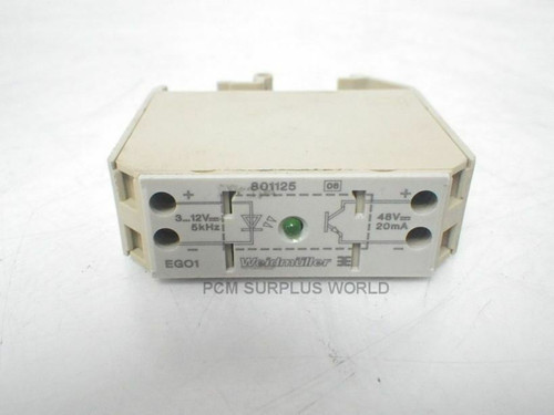 EGO1 801125 Weidmuller High Frequency Solid State Relay (Used and Tested)