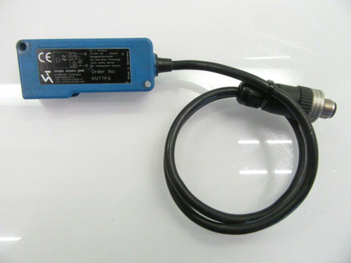 KN77PA Wenglor PhotoElectric Sensor 10-30vdc with approx:24in cable(Used Tested)