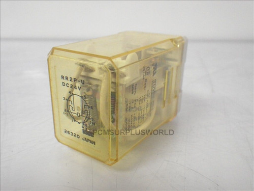 RR2P-U Idec relay 8-pin DC24V 10A (Used and Tested)