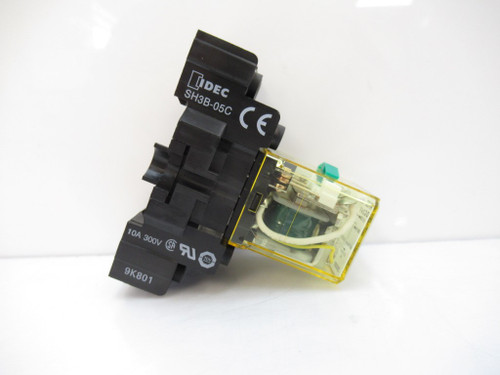 RH3B-ULCDC24V SH3B-05C IDEC Power Relay 24 VDC 10A With Relay Socket