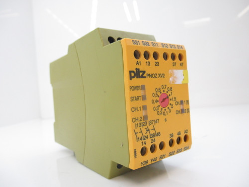 Pilz PNOZ XV2 Safety Relay 8A 24VDC 2 NO 2NO-t