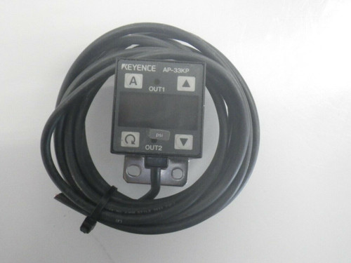 AP-33KP Keyence Photo Sensor 12-24v dc Npn Output, 0 to 145.0 PSI (Used Tested)