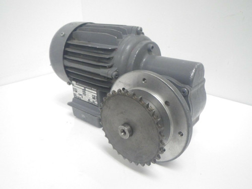 WEDODG654T500 WEG motor W/GEAR RPM1640 V/440/480 HZ50 (Used Tested)