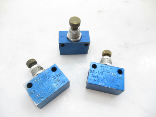 Festo GR-1/8 0 1-10 Flow Control Valve Lot of 3