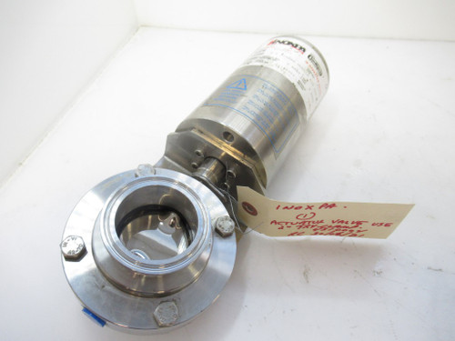 4310000 INOXPA Pneumatic Air Triclamp Butterfly Valve 2" (USED TESTED)