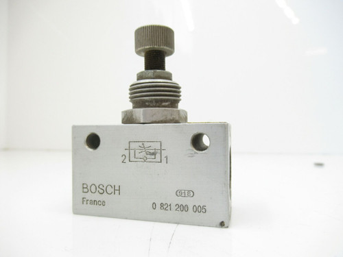 ​​0 821 200 005 BOSCH BRASS FLOW CONTROL CHECK VALVE (USED TESTED)