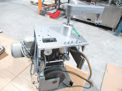 Marchesini pick and place system to load tube/bottle / product from an upstream conveyor and place them