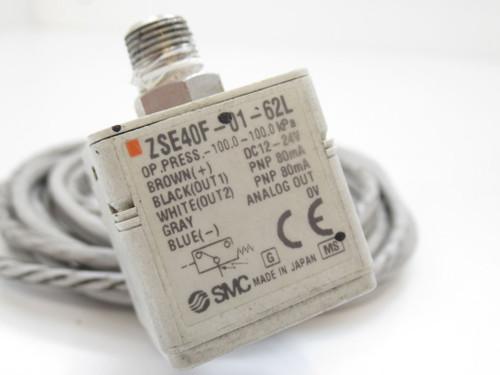 SMC ZSE40F-01-62L ZSE40F40F0162L Precision Digital Pressure Switch