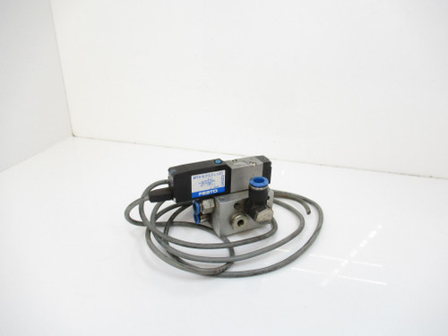 Festo PRMY-5-1/8-2 34334 Pneumatic Manifold W/ MYH-5/2-2.3-L-LED 34303 Valve