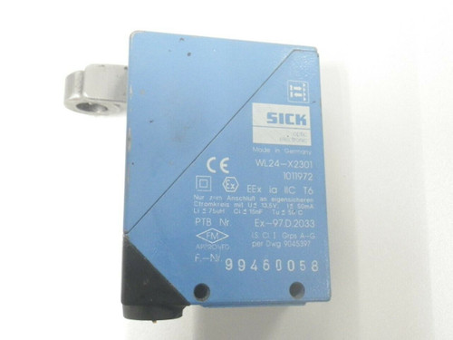 WL24-X2301 Sick Photoelectric Retro-reflective Sensor with Bracket (Used Tested)