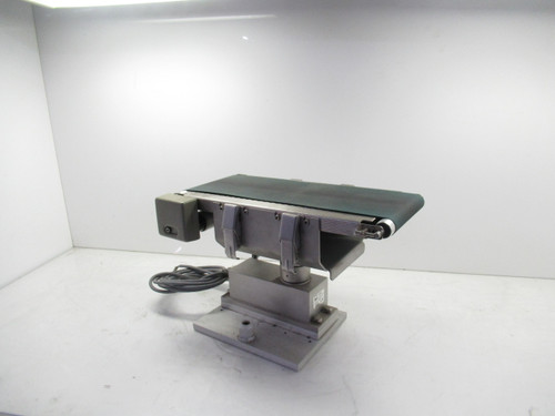 HBM FIT/H1SR2 Load Cell 10KG W/ Conveyor Belt 16" Long X 7.5" Wide W/ Motor