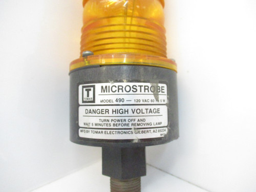 Microstrobe 490-120-AMBER Strobe Light - PCM SURPLUS WORLD