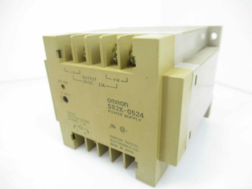 Omron S82K-0524 DC Power Supply 24 VDC 2.1 AMP