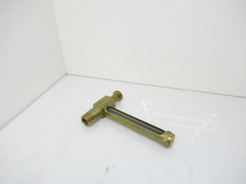 Lube Devices Liquid Level Sight Gauge With Drain Valve, 3/8 In Npt