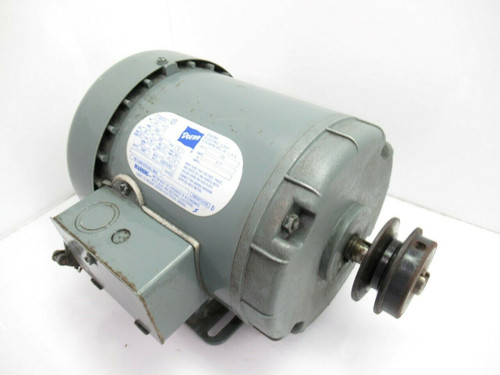 LR22132 - DOERR Electric Motor 1/2hp 3ph 3450/3450rpm ,V/575 ( USED TESTED)