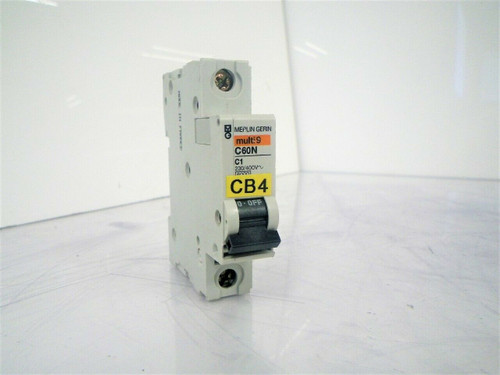 C60 C1 MULTI9 C60C1MULTI9 Merlin Gerin 1 pole circuit breaker 230/400V (Used)