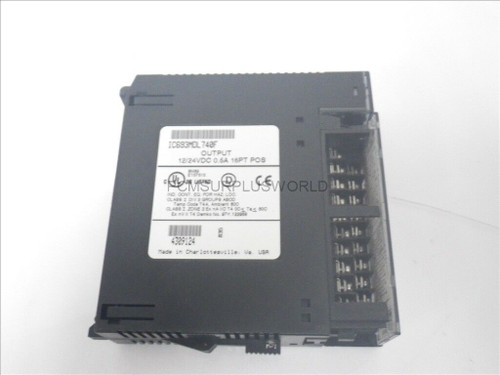 IC693MDL740F GE Fanuc Output Module 12/24VDC 0.5A 16PT POS