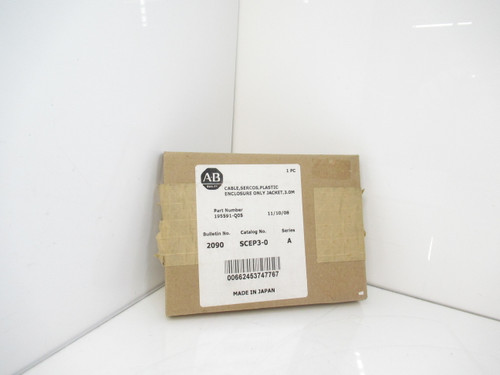 Allen Bradley 2090-SCEP3-0 195591-Q05 Fiber-Optic Cable, 9.8 Feet Long