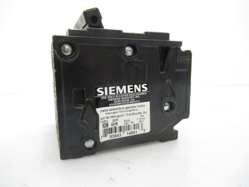 Siemens Q330 Type Qp Circuit Breaker 3 Pole 30a(Used Tested)