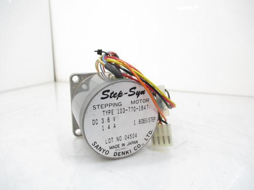 Sanyo Denki 103-770-1647 Stepping Motor, 1.4A
