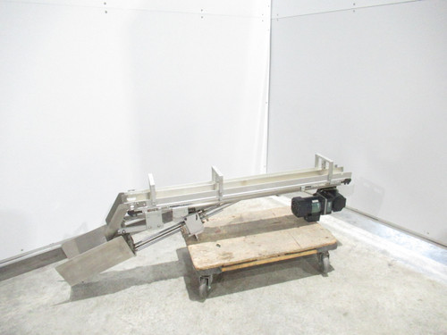 Dorner Side Belt Transfer Conveyor, 48" Long X 5.5" Wide W/ Gearmotor