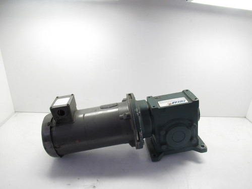 Baldor VM3611T-5 Industrial Motor 1750RPM W/ 26Q10L18 Tigear Reducer 10:1 Ratio