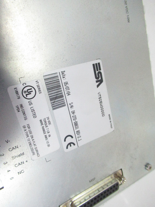 ESA VT505W00000 Operator Interface 5.7