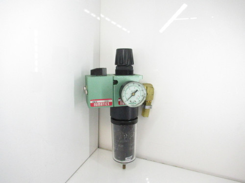 Numatics C30D-04ACD Coalescer/regulator W/ VK30-04 Shut-Off Valve And Gauge