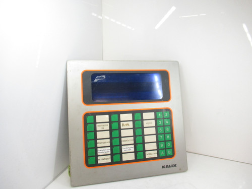 Kalix Tube Filler Interface Display Panel