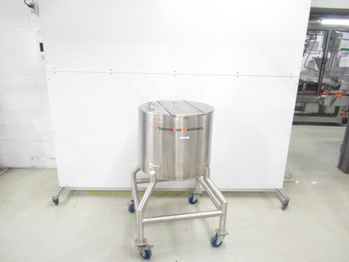 Stainless Steel Tank W/ Casters, 37.55 U.S. Gallons Capacity