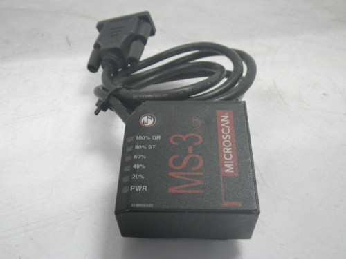 Microscan MS-3 FIS-0003-0003G Compact Laser Barcode Scanner