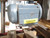 Stainless Steel Flat Belt Conveyor 8in wide x 61in long With SEW Motor