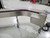 Stainless steel raise bed conveyor 7.5in wide chain with 2 curves