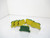 Siemens 8WA1011-1PG00 PE Terminal 2 Screw Terminals Green-Yellow, Lot Of 7