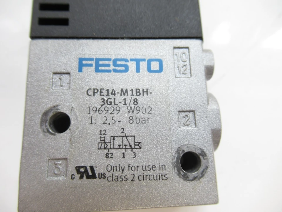 CPE14-M1BH-3GL-1/8 | Festo | (196929), Solenoid Valve, 3 Ports - PCM ...