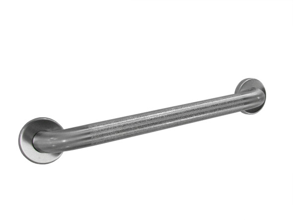 Bobrick B-6806.99 x 30 1-1/2" Diameter Straight Grab Bar, Peened